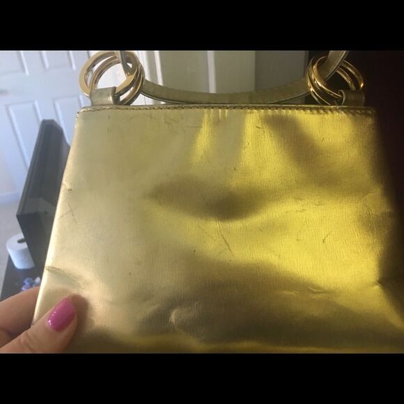 Plains  Picasso gold purse cross body - Picture 8 of 8